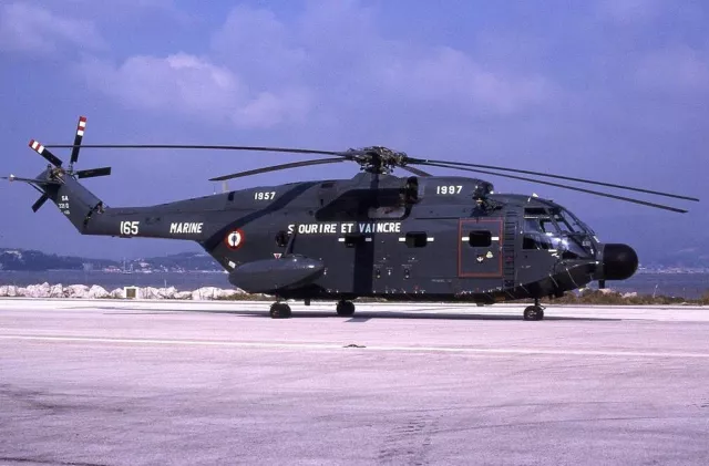 k25 - Original slide - AERONAVALE - SA 321 - SUPER FRELON -  N°165 - 33F -