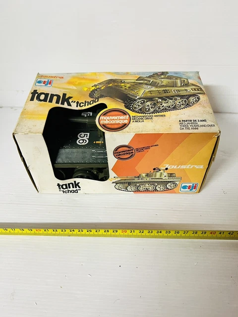 Rare Char tank FJ France-Jouet neuf boite jouet ancien en tôle ... - eBay