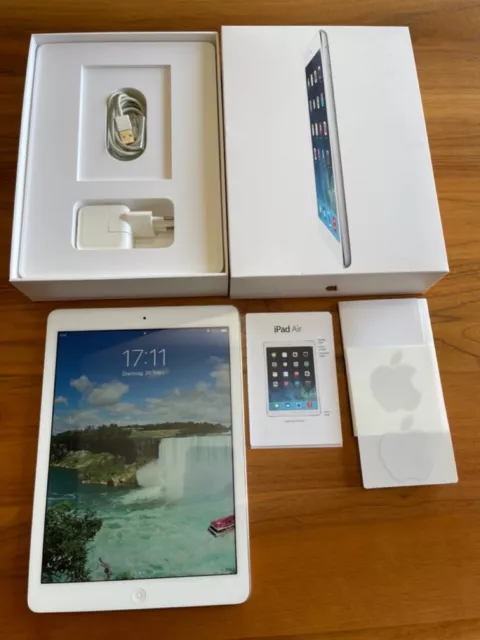 Apple iPad Air 1. Generation 128GB Wi-Fi Silber A1474 mit OVP sehr guter Zustand