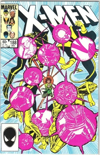 The Uncanny X-Men Comic Book #188 Marvel Comics 1984 VERY HIGH GRADE UNREAD NEW