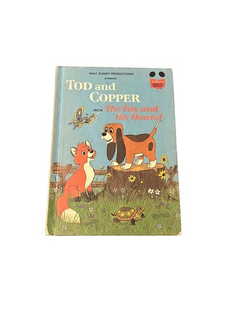 TOD AND COPPER From The Fox and the Hound 1981 Book Club Edition HC ...