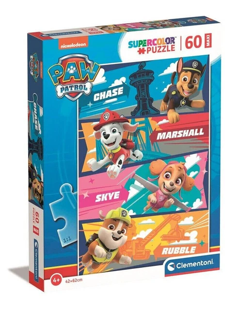 PUZZLE 60 MAXI Super Kolor Paw Patrol EUR 32,13 - PicClick FR