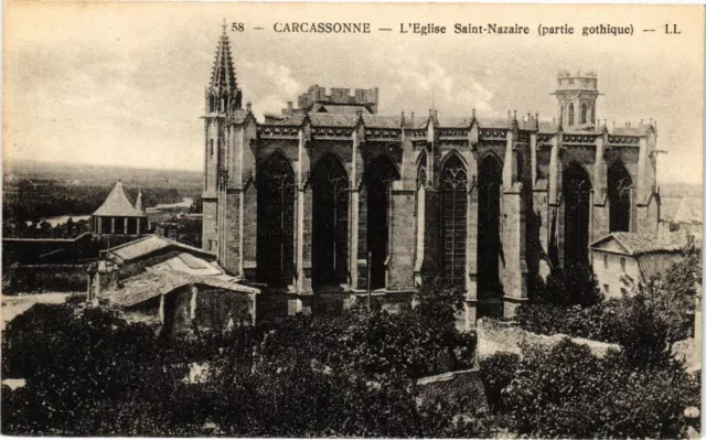 CPA CARCASSONNE-L'Église St-Nazaire (260989)