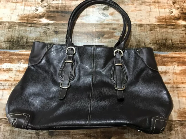 NOATD 8831628 No 8833313 BLACK Leather Rivet Shoulder Bag