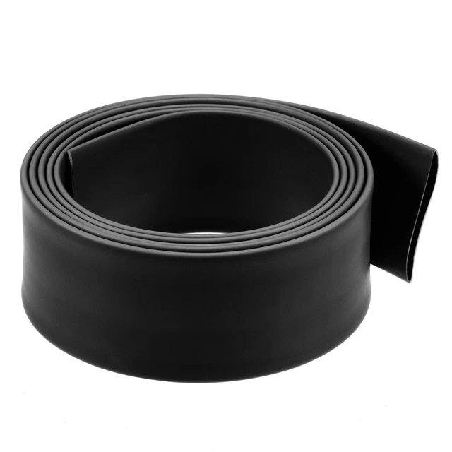 Gaine Thermorétractable 24mm Diamètre 40mm Plat 4:1 Manchon Câble 1.5m Noir