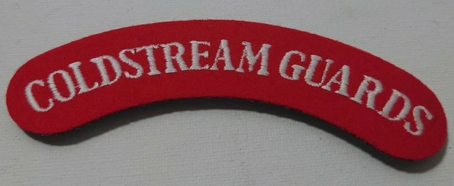 BRITISH ARMY COLDSTREAM Guards Shoulder patch flash glue back ...
