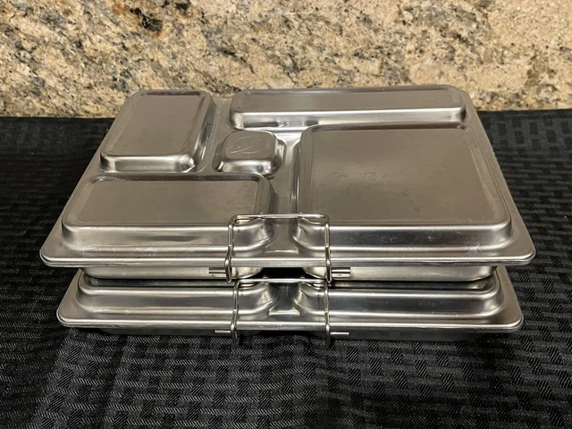 2 PLANETBOX BY ROBER Lunchboxes 5 Compartments Lunch Boxes Camping Steel Trays 2 PLANETBOX BY ROBER Lunchboxes 5 Compartments Lunch Boxes Camping Steel Trays