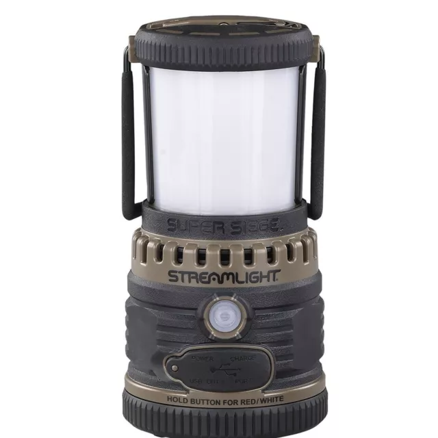 Streamlight 44947 Super Siege 120V AC High Powered Lantern - Coyote