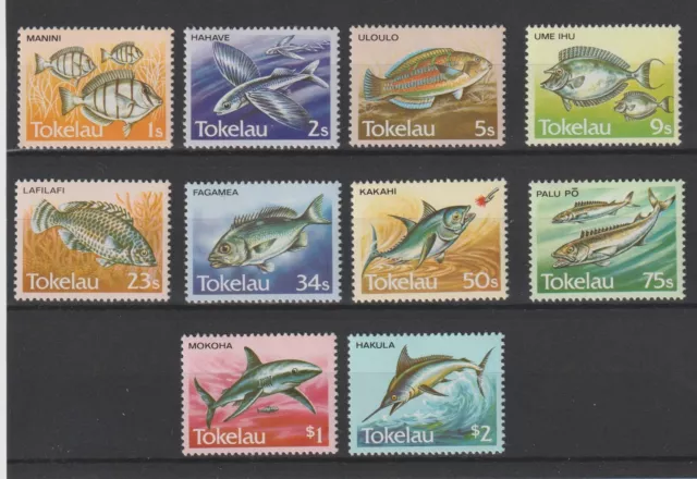 1984 Tokelau Faune Poissons 10 Valeurs MNH MF96511