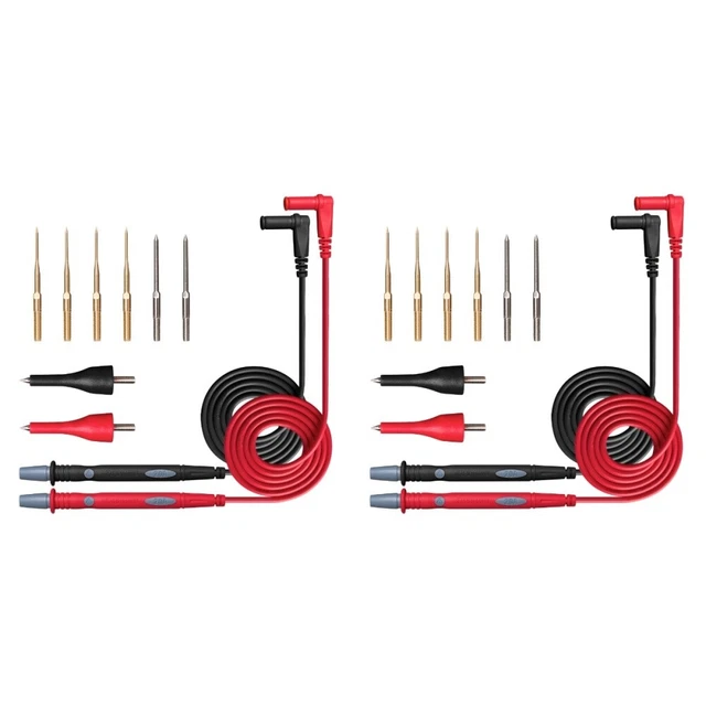 2 Sets Sonde Multimètre Numérique Multifonction Testeur Compteur Électrique