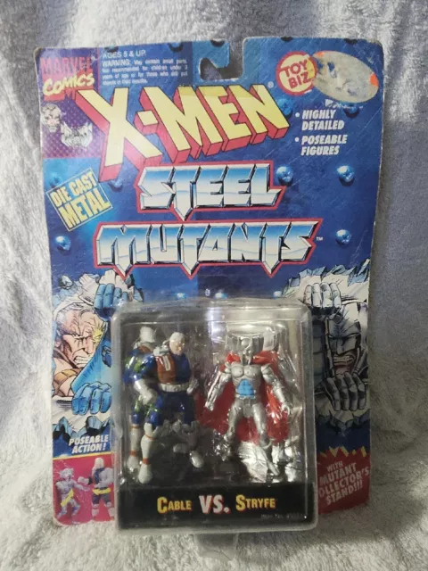 1994 Toybiz Marvel X-Men Steel Mutants Cable Vs Stryfe Moc