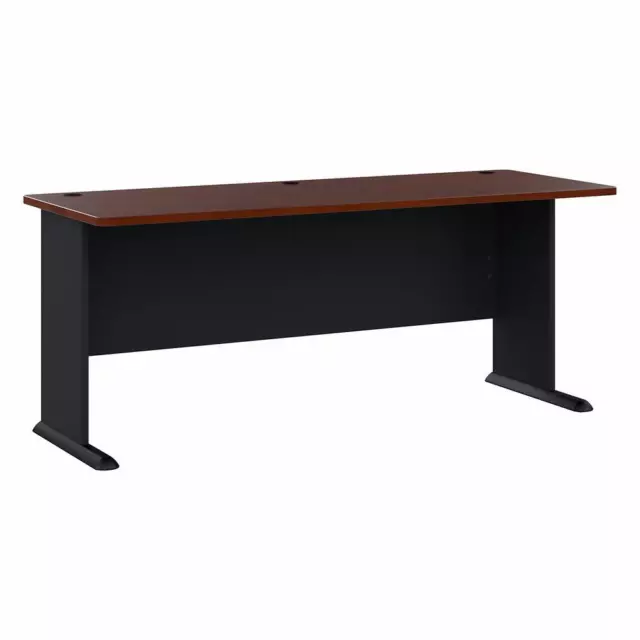 Bush Business Furniture Series A 72W Desk, Hansen Cherry/Galaxy