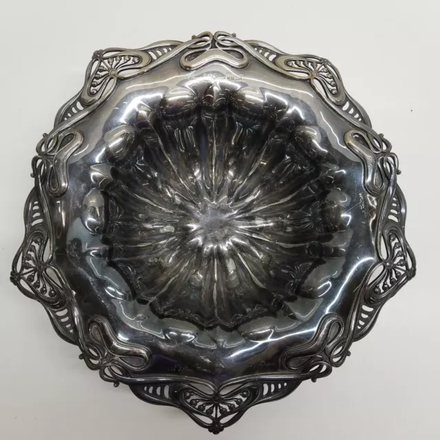 EG Webster Silver Plated Decorative Bowl