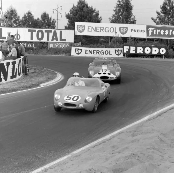 Paul Armagnac & Gerard Laureau Rene Bonnet Djet Spider Le Mans 1962 Old Photo 2