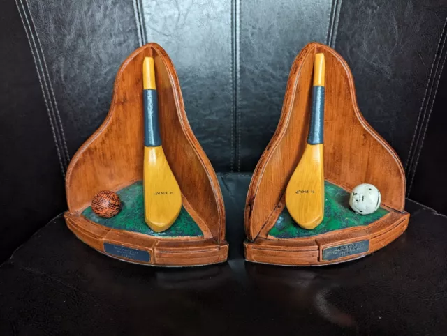 Ascot & Taylor St Andrews Vintage Novelty Golf Club Decor Book Ends VGC Boxed
