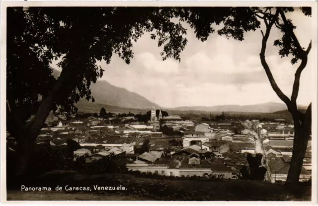 PC VENEZUELA, CARACAS, PANORAMA, Vintage REAL PHOTO Postcard (b45635)