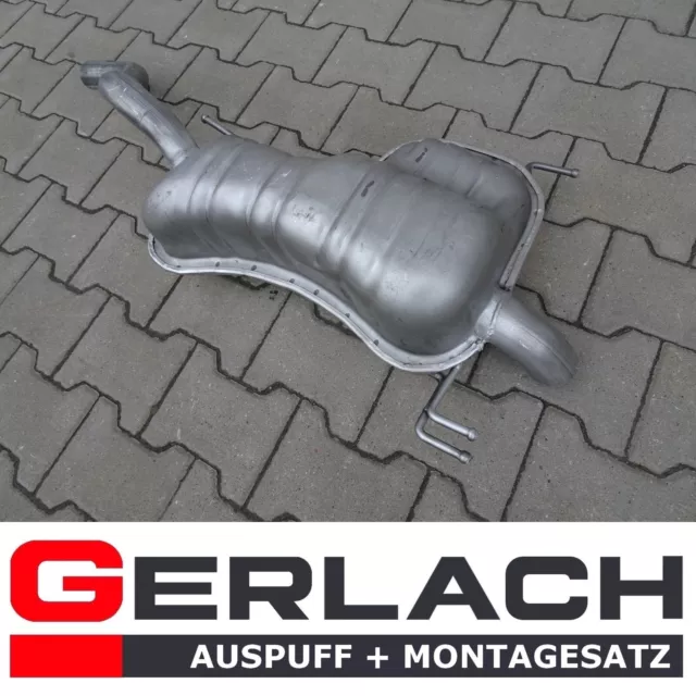 Endschalldämpfer für Fiat Doblo Opel Combo 1.4 Auspuff 7092