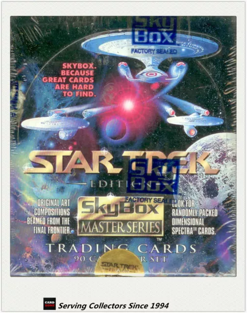 1993 Skybox Star Trek Master Series 1 Trading Card Factory Box (36)