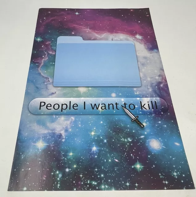 palmTREAT - People I Want To  Poster 12x18” Fan Art Apple Computer Joke Space