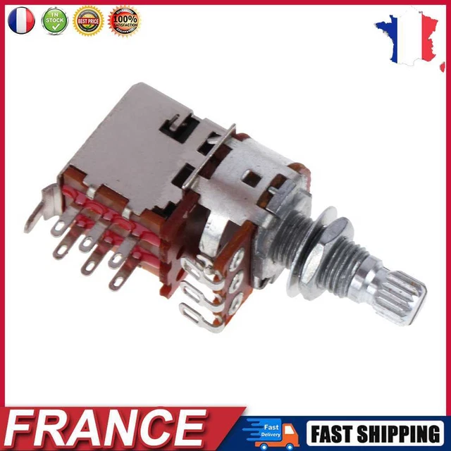 B500K Push Pull contrôle Pot potentiomètre pour guitare électrique basse Drop Sh