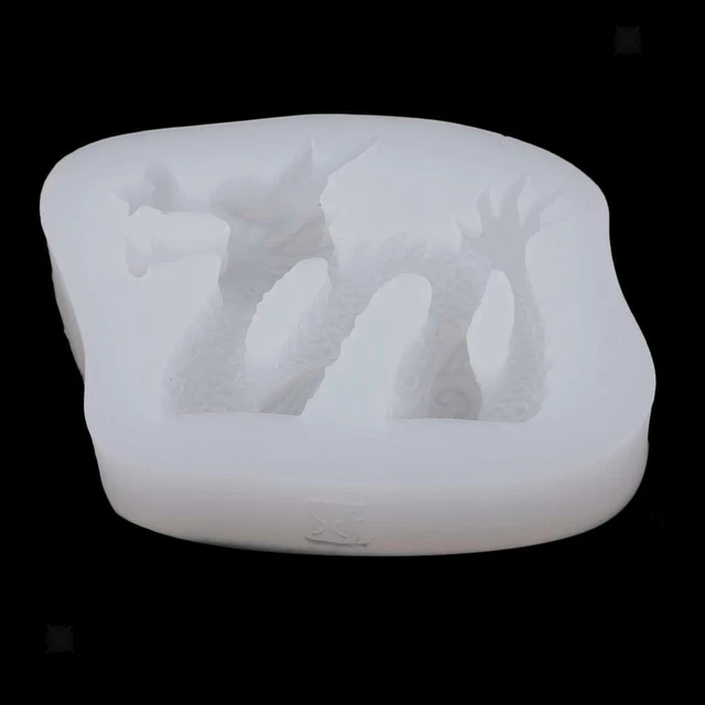 DIY 3D Dragon Silicone Mold Fondant Cake Decor Chocolate Sugar Craft Mold
