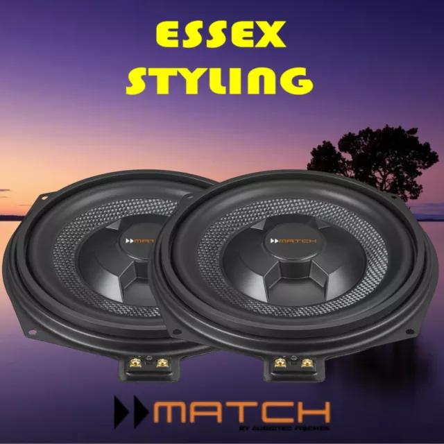 MATCH UP W8BMW-S Ultraflacher Subwoofer Upgrade Kit passt BMW F10 5er Limousine