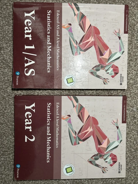 PEARSON EDEXCEL A Level Statistics and Mechanics Year 1 / AS and Year 2 ...