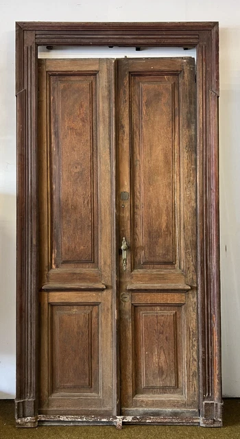 Insolite doppie porte blindate con telaio in massello di rovere periodo...