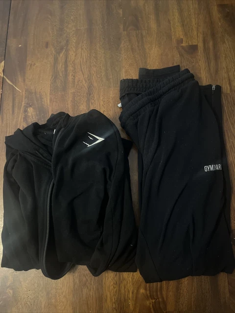 Gymshark Mens Crest Joggers Black Size M Sweatpants