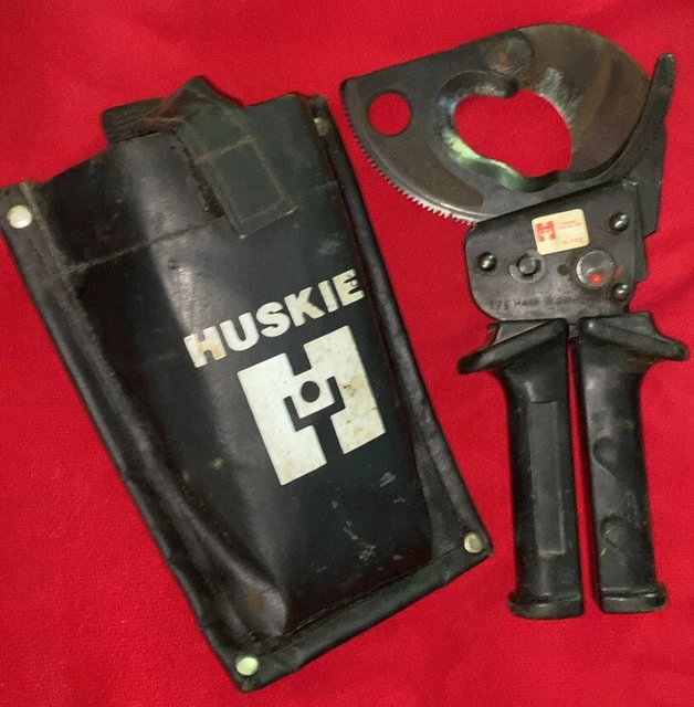 Huskie Tools R-750 Ratcheting Cable Cutter 750MCM Copper / 1-3/4" Aluminum