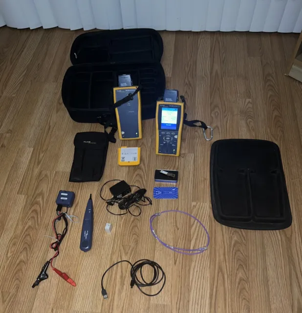 Fluke Networks DTX-1800 Cable Analyzer With Smart Remote And Case