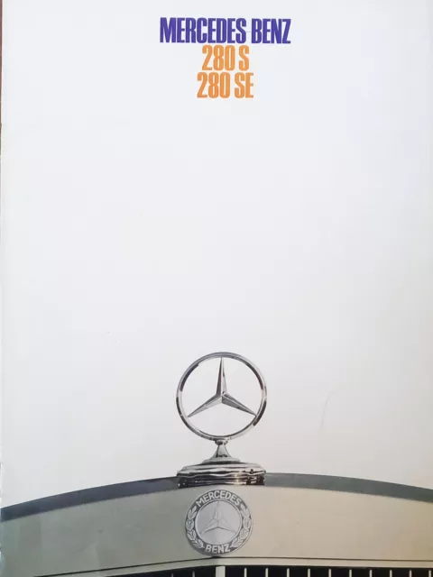 Catalogue de vente original français Mercedes-Benz 280S / 280SE 12/68