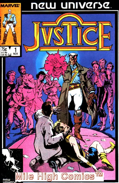 JUSTICE (1986 Series)  (MARVEL) #1 Very Good Comics Book