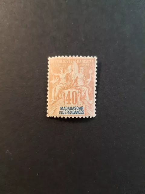 France Timbre Colonie Madagascar N°37 Neuf * Mh 1892
