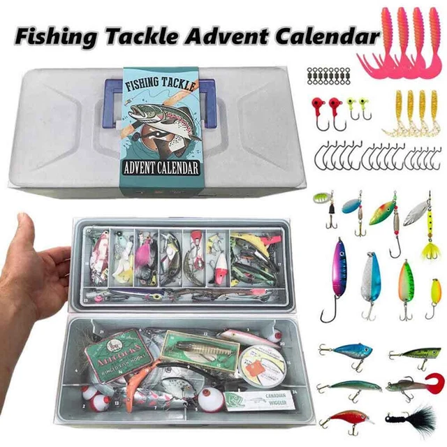CHRISTMAS FISHING TACKLE Advent Calendar 2023,24Days Surprise Countdown