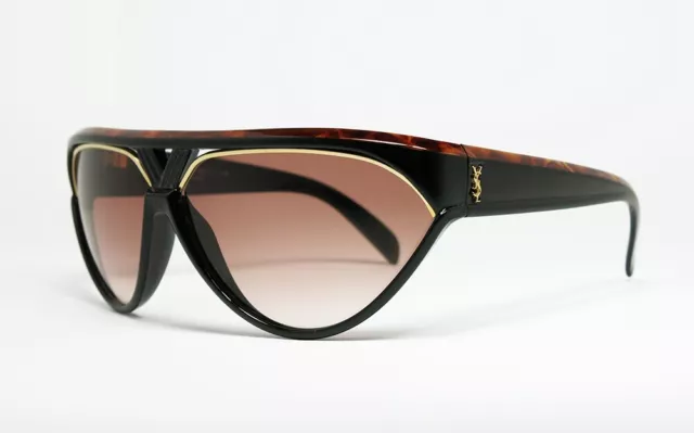 N.o.s. Vintage Sunglasses Yves Saint Laurent Champs Elysees 8961-1 Y174 Marbled