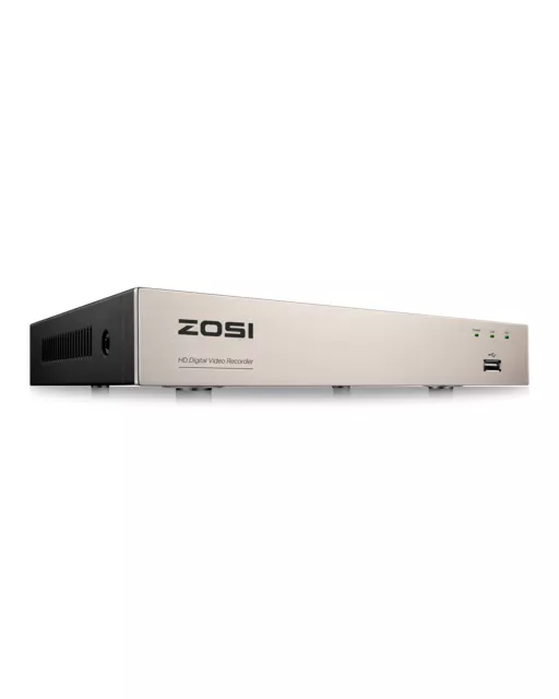 ZOSI H.265+ 1080p Hybride Enregistreur Vidéo Numérique 8CH HD-TVI Système CCTV