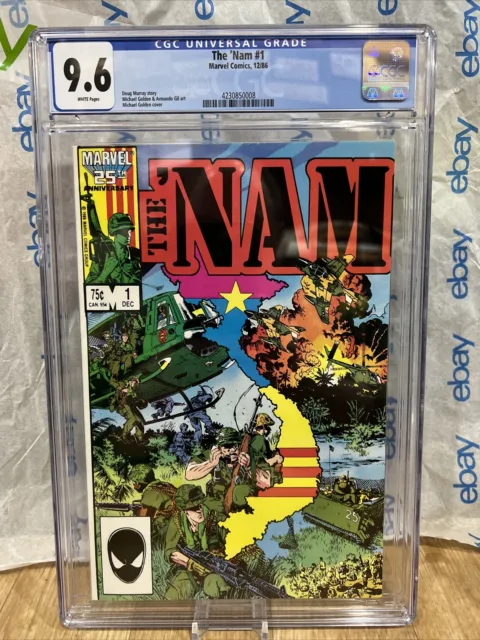 The 'Nam #1 CGC 9.6 (Dec 1986, Marvel) Doug Murray Story, Michael Golden Cover