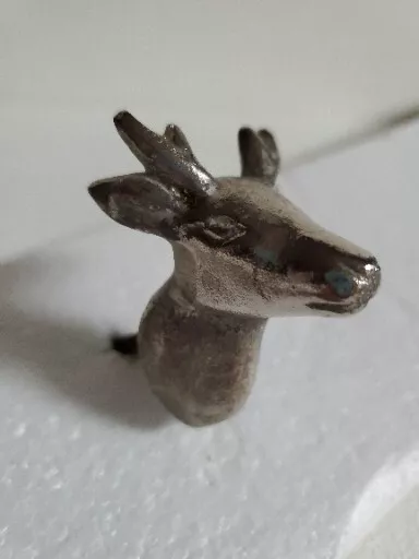 Drawer Pull Handle Animal Deer Buck Head Drawer Cabinet Knob Cast Metal