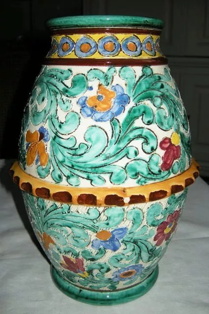 Grand Vase En Ceramique Cerart Monaco Ref 1853