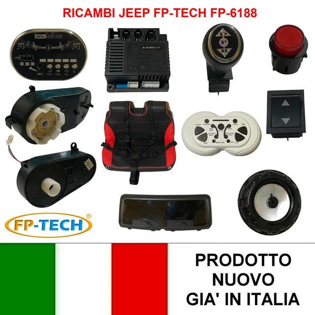 RICAMBI MOTORE CENTRALINA Auto Elettrica Per Bambini Macchina Jeep Fp