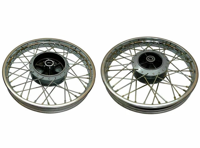 Reale Enfield Pallottola Standard 350 Cc Anteriore & Ruota Post No Disco Tipo