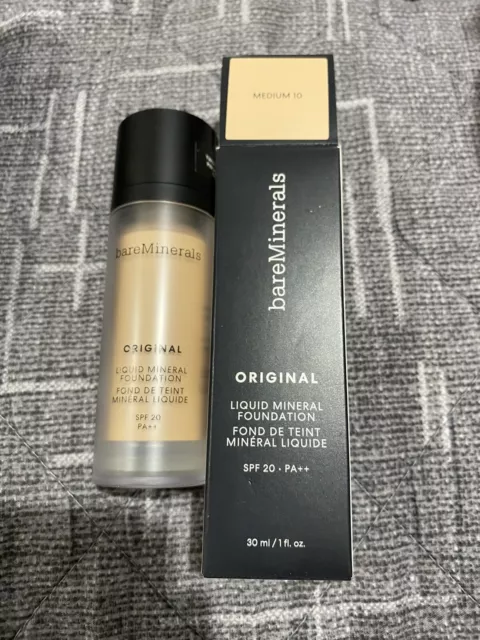 BareMinerals Original Liquid SPF 20 Mineral Foundation 10 Neutral Medium