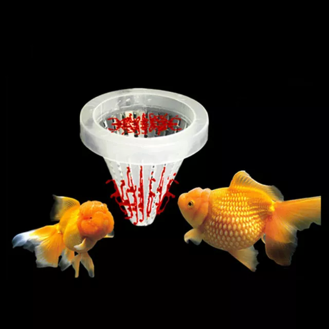 Aquarium Basket Feeder Fish Food Live Worm Bloodworm Cone Feed T Kh