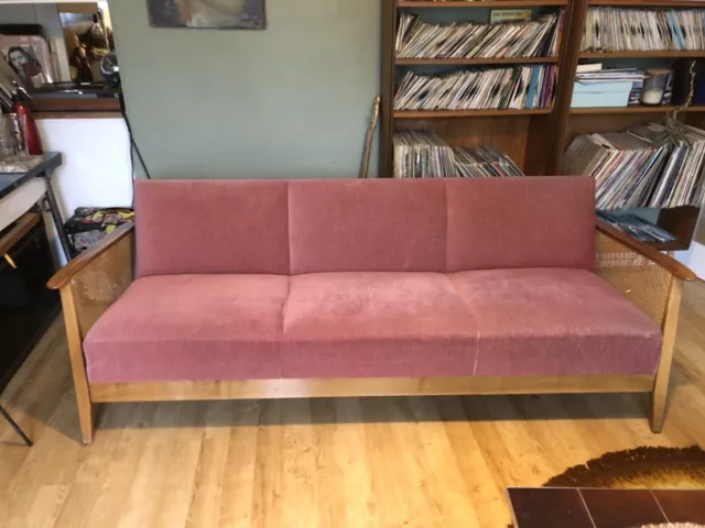 1960s 1970s MCM Vintage Daybed Sofabed Retro Settee Sofa