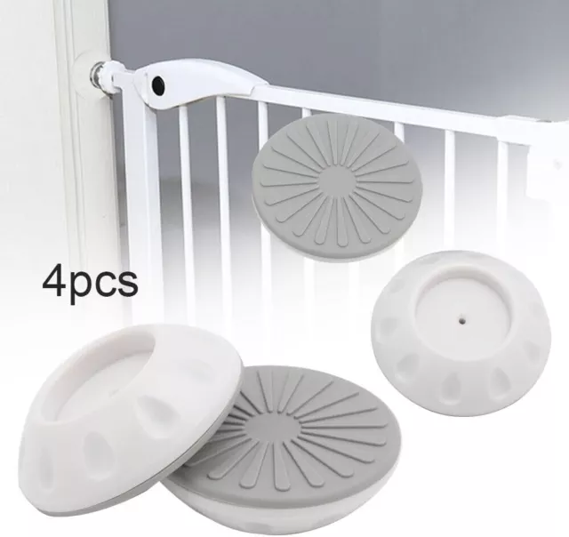 Safety Wall Guard Pads 4 PCS of Pressure Fit Stair Gate Wall Saver Baby Pet Cup