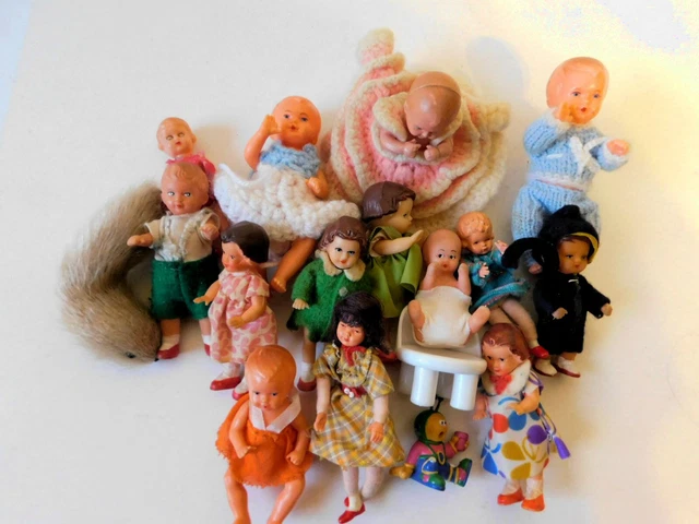15) TURTLE including a 14-piece DOLL bundle for the DOLLHOUSE