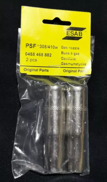 Genuine ESAB PSF 305/410w MIG Torch Gas Nozzle 0458-465-882