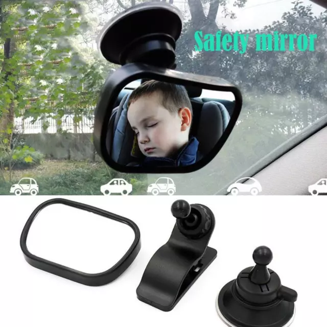 Car Back Seat Rear View Mirror For Infant Child Baby Safety Suction> Q1K5