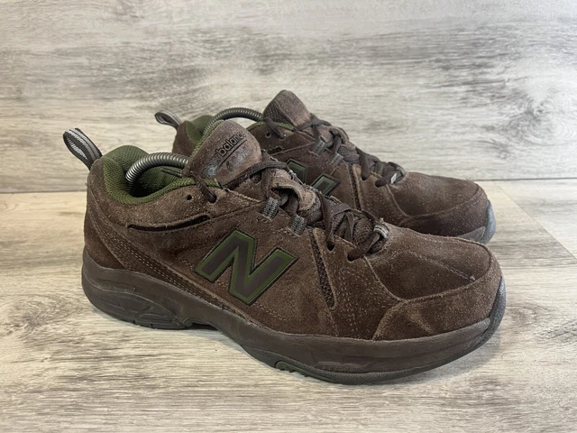NEW BALANCE 608V3 Shoes Mens 9 Walking Sneakers Brown Green Suede Leather Dad 34.95 PicClick